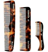 Giorgio Beard Combs Set - Handmade Beard Comb Kit for Everyday Beard and Mustache Grooming - Incl...