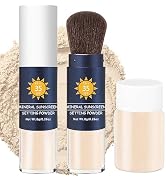 Sunscreen Setting Powder SPF 35, Mineral Powder Matte Oil Control Breathable Setting Loose Powder...