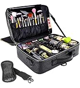 gzcz Large Makeup Train Case Professional 16
