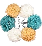 6 pcs Bath Loofah Shower Sponge Pouf Body Scrubber Exfoliator Scrubber Ball