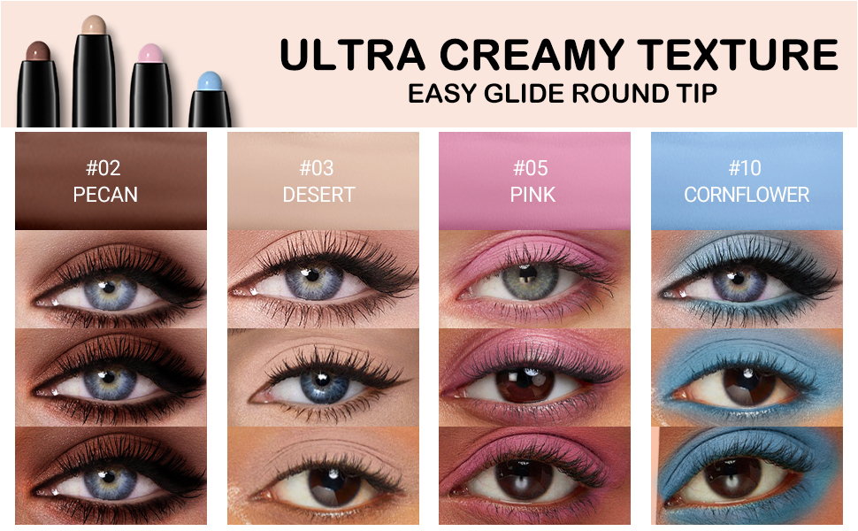 cream eyeliner eyeshadow multi-stick moisturizing nourishing velvety buildable & blendable formula