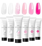 Makartt Poly Nail Gel Set - 6 Colors Kit Strong Builder for Extension Overlay Strengthener 3D Diy...