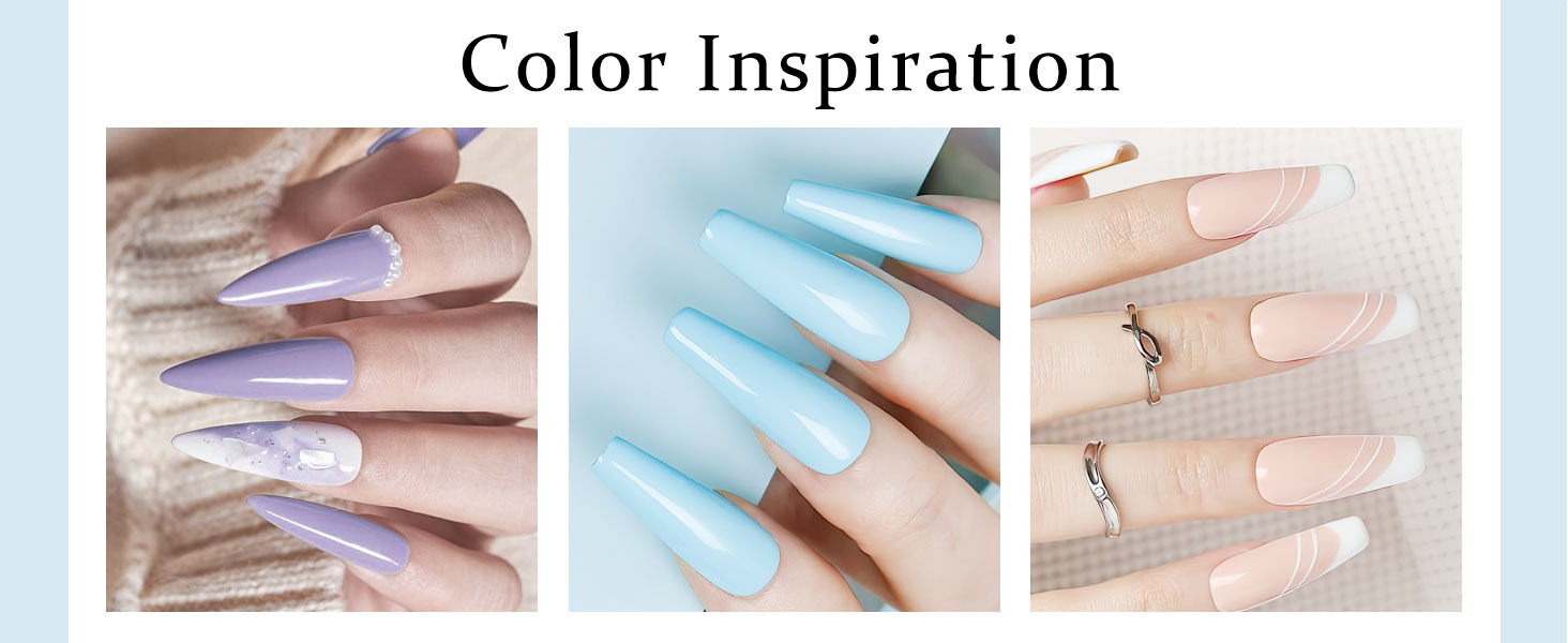 gel nail polish set
