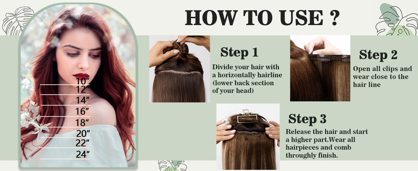 Clip in Hair Extensions