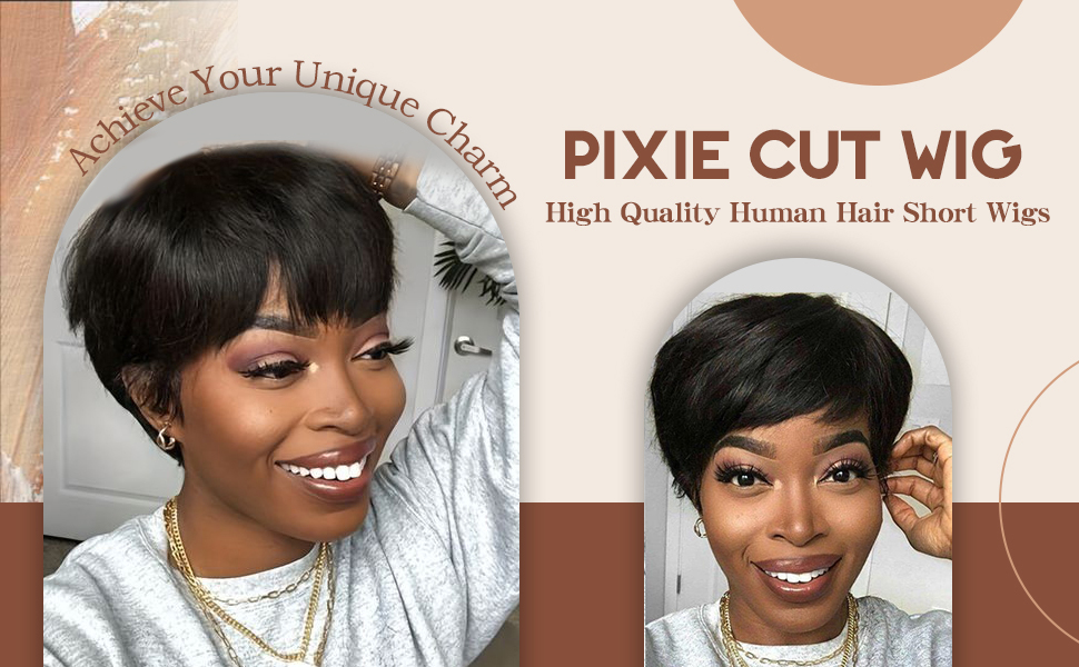 PIXIE CUT WIG FOR BLACK WOMEN