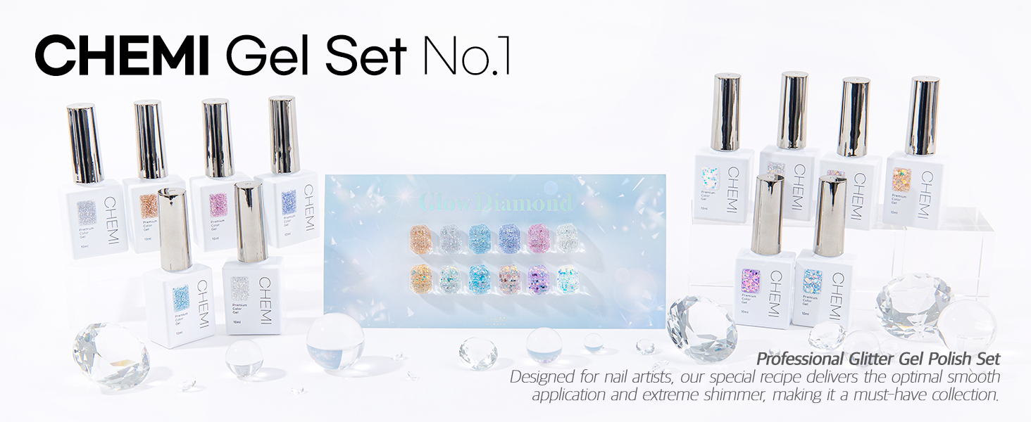 SARA FRIENDS CHEMI Gel Set Glow Diamond