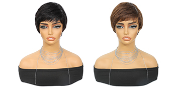 pixie cut wig human hair
