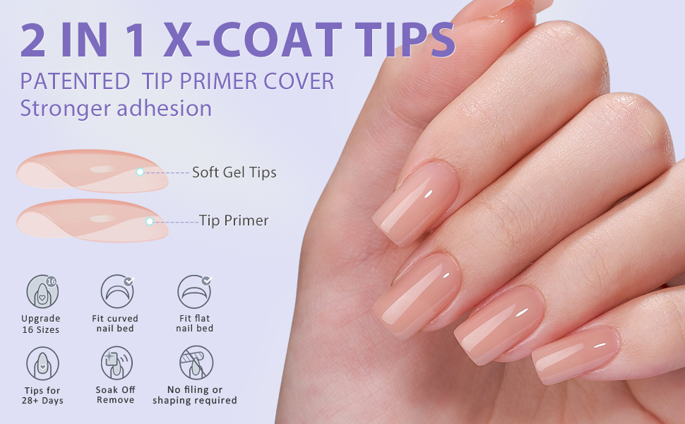 soft gel nail tips