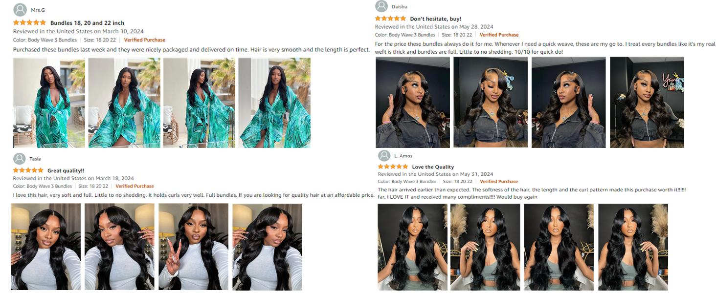 Body Wave Bundles Human Hair