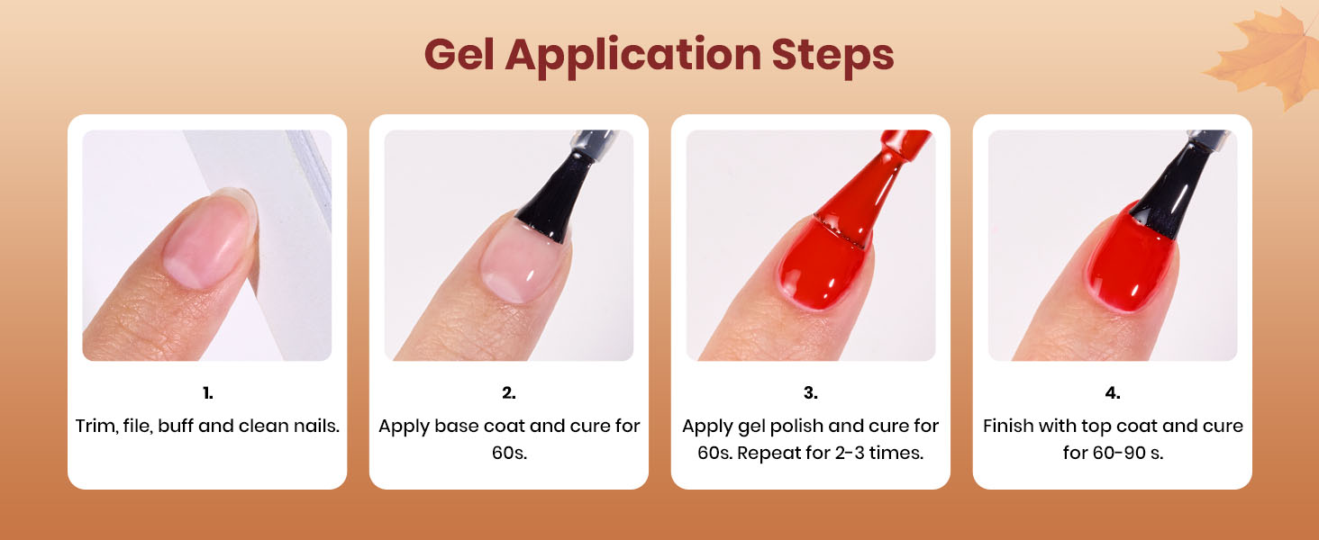 fall gel nail polish