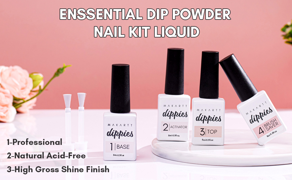 dip powder liquid set