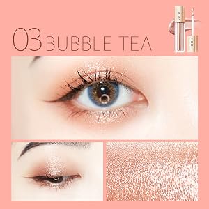 ZEESEA Glitter Galaxy Colored Liquid Eyeshadow, Dazzling Shimmer Eye Makeup, High Pigmented