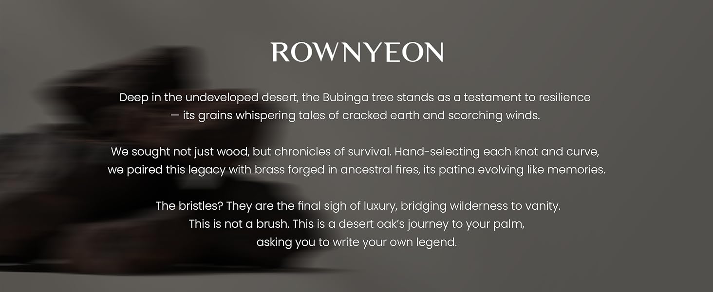 Desert Oak Series makeup Brushes