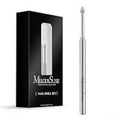 MelodySusie Cuticle Clean Nail Drill Bit 3/32'', Professional Safety Carbide Under Nail Cleaner N...