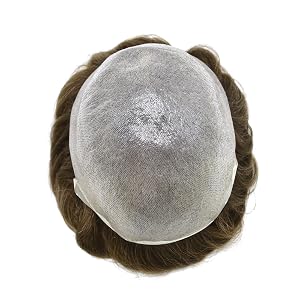 ultra thin skin mens toupee 0.04mm pu thickness