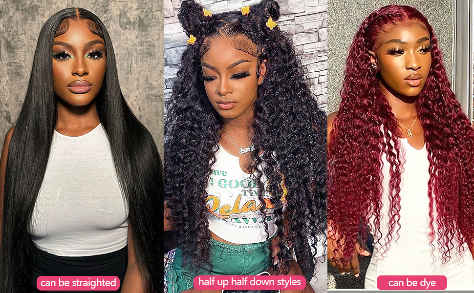 deep wave wigs human hair