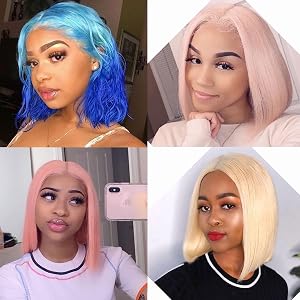 blonde lace front wigs human hair