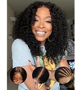 Sunber Bye Bye Knots Lace Front Glueless Curly Put On Go 3S Wear Human Hair Wig Invisible Knots 1...