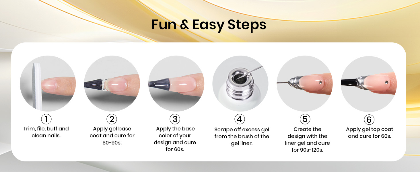 Nail Polish Liner Set