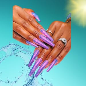 Coffin XL Coffin Extra Long length, Coffin Shape Gel X nails