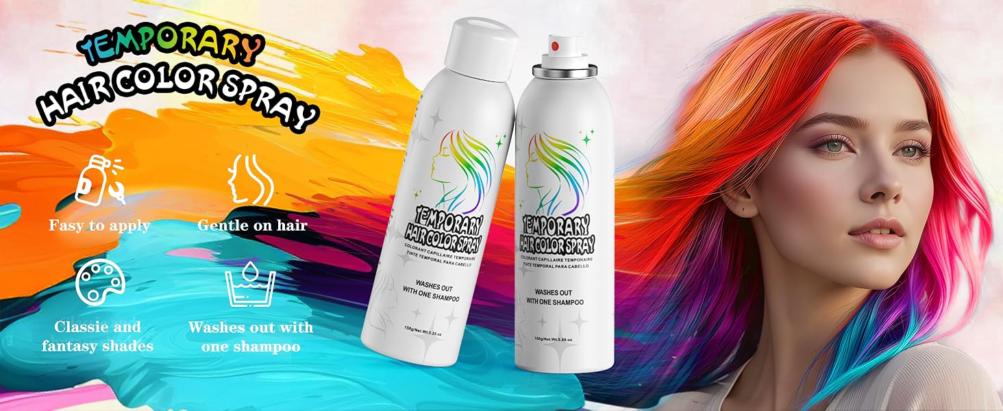 Temporary Hair Color Spray
