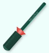 MelodySusie Safety Nail Drill Bits, 3/32'' Smooth Round Top Small Barrel Carbide Bits