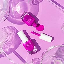 duri purple pink neon nail polish collection style design art vegan no parabens  made in usa