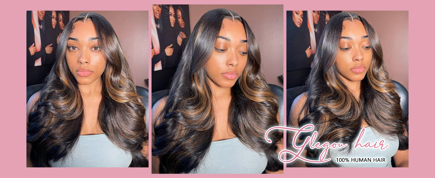 highlight wig human hair