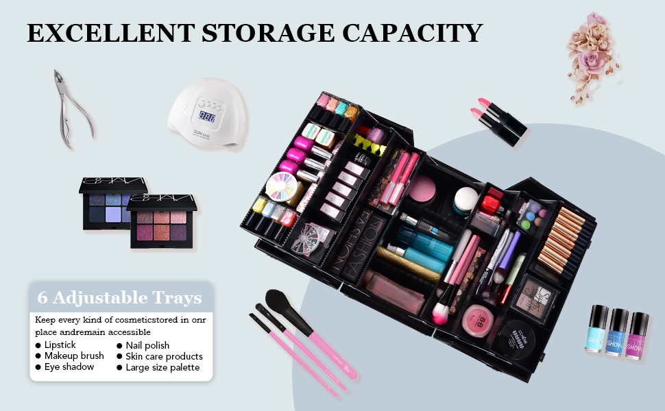 makeup organizer case