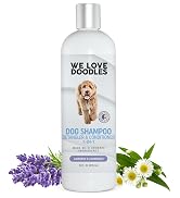we love doodles dog shampoo, detangler, and conditioner
