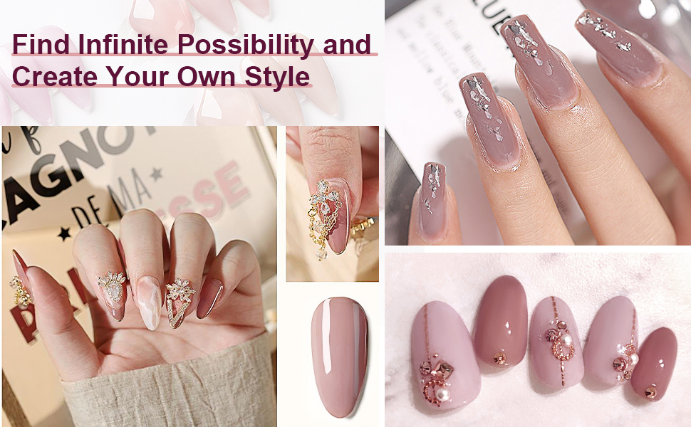 nude gel polish