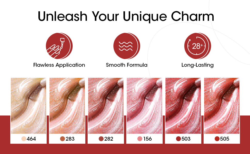 red gel nail polish