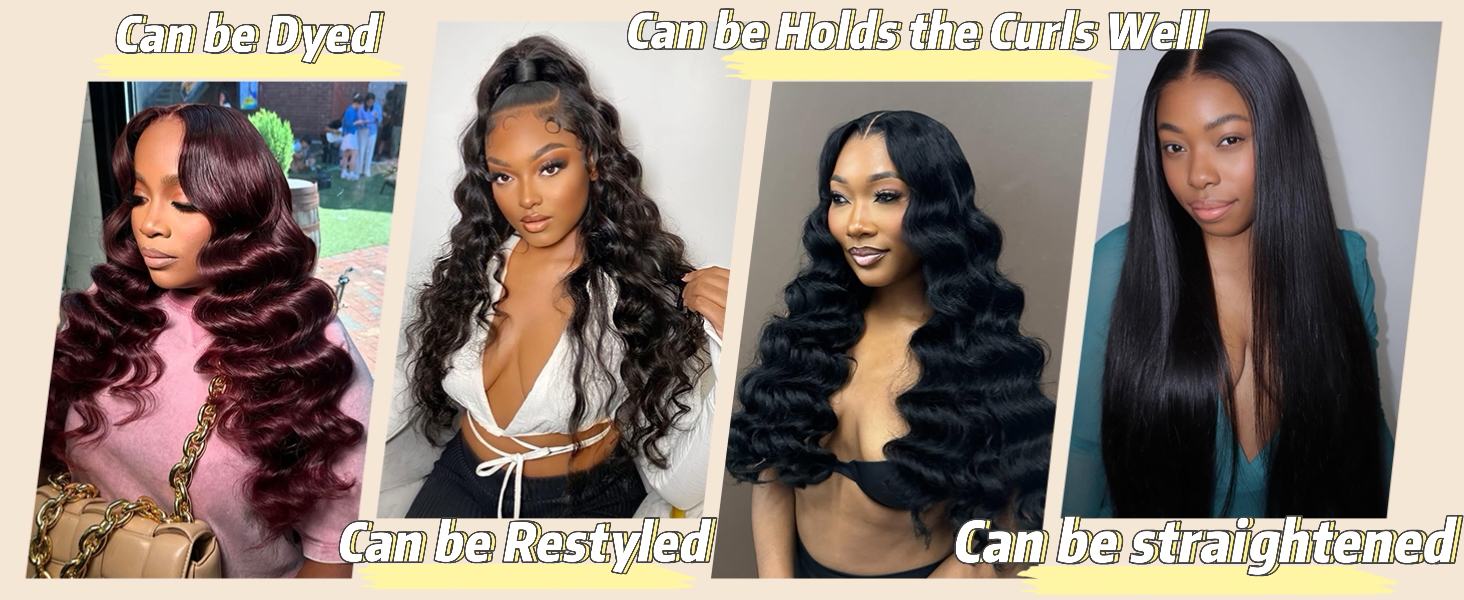 loose wave bundles with closure Human hair