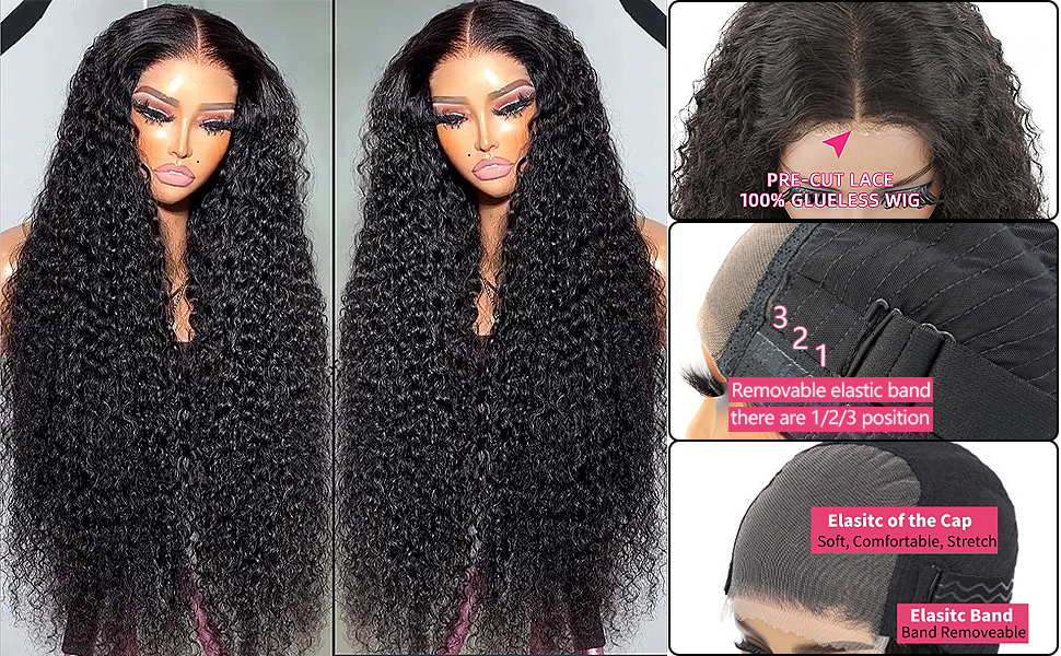 deep wave lace frpnt wig