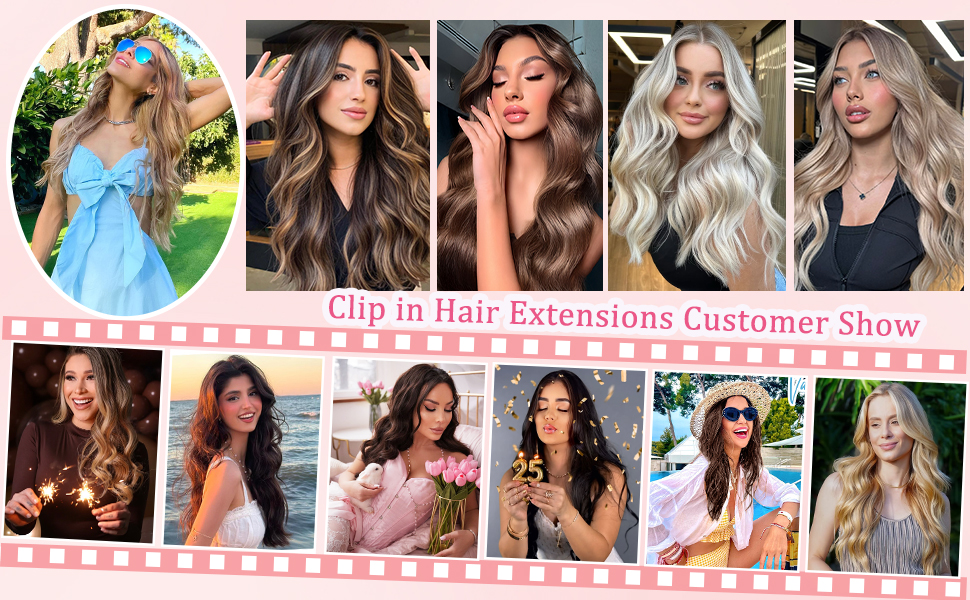 human hair extensions