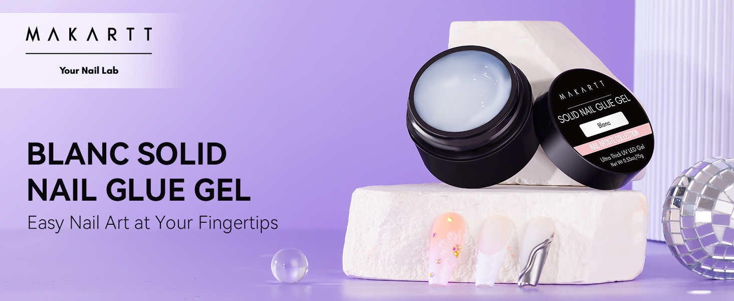 Solid Nail Gel Glue