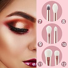 Jessup Makeup Brushes