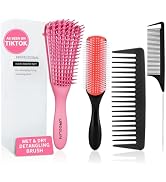hair brush、detangler brush、detangling hair brush、cruly hair brush、8 row hair brush、cruly brush set