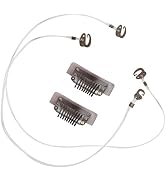 Full Shine Dark Brown Stickable Clips for Wire Hair Extensions with 2 Invisible Fishing Line Elas...