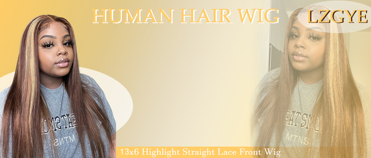 13x6 ombre lace front wig human hair