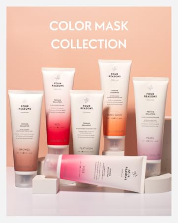 Four Reasons Color Mask Haircare toning Products, Vegan, All Hair Type, colored, Shampoo, Treatment