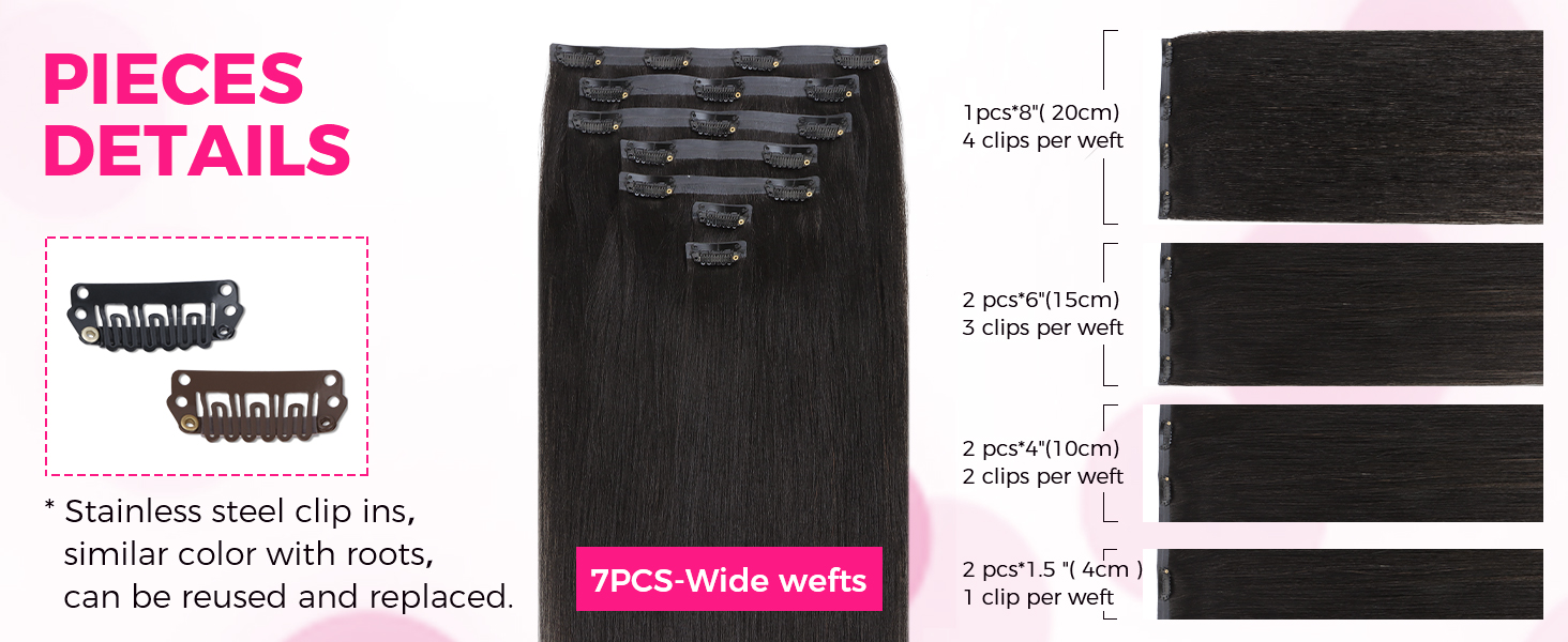 seamless clip in hair 