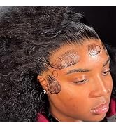 NESMON Deep Wave Wig 13x6 Real Skinlike HD Lace Front Wigs Human Hair Pre Plucked Bleached Knots ...