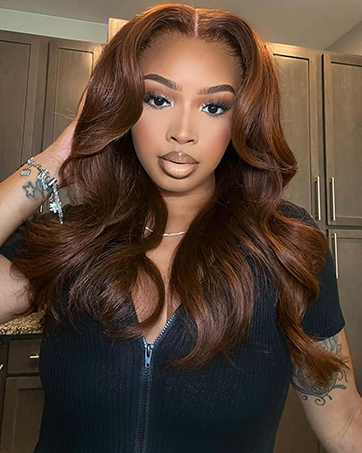 13x4 Body Wave Lace Front Wigs Human Hair Pre Plucked 180% Density HD Transparent Lace Frontal Wigs