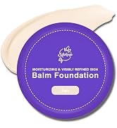 Balm Foundation for Mature Skin - Age-Defying Makeup Foundation with Hydrating Medium Coverage fo...