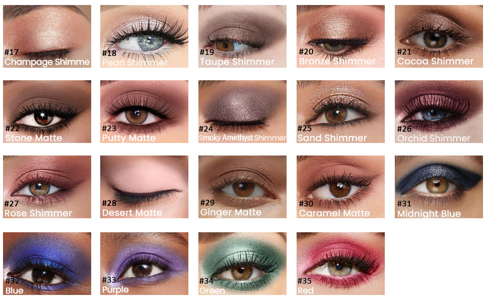 evpct 2Pcs Eye Shadow Stick Makeup Set Waterproof