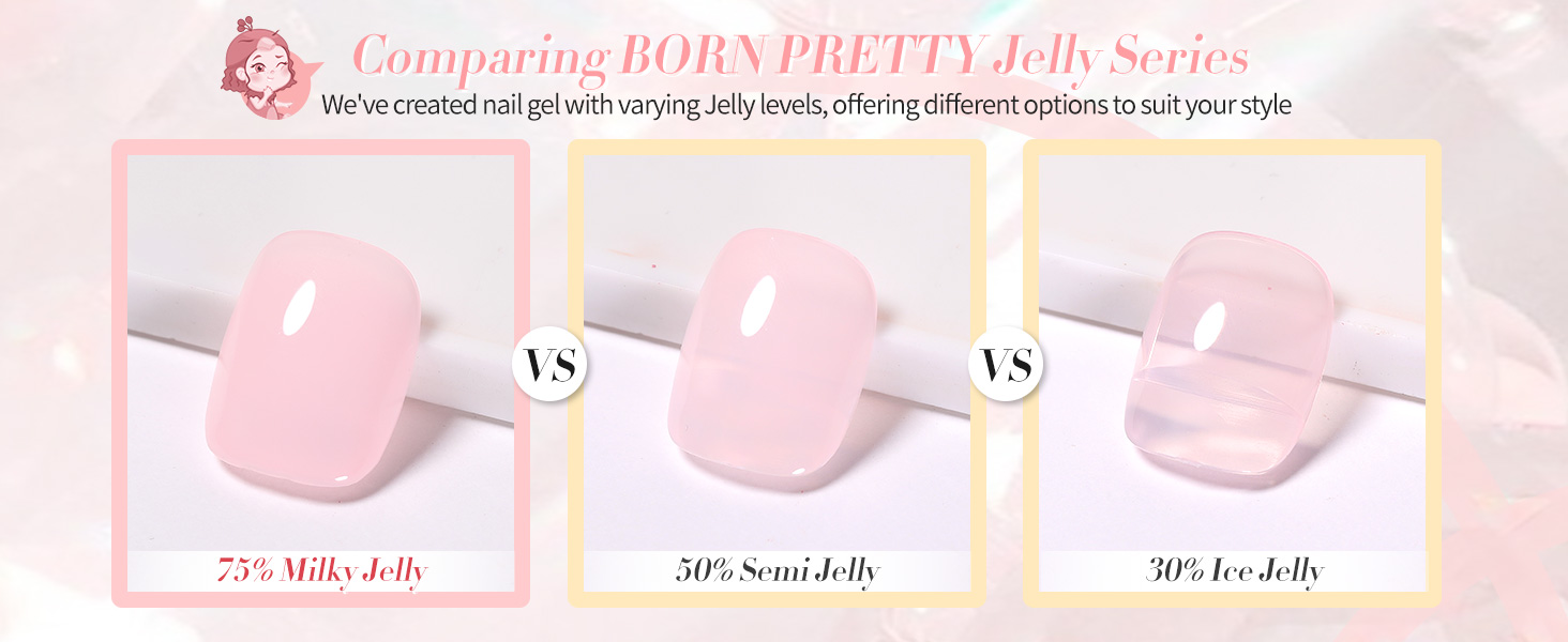 Jelly Pink Gel Nail Polish