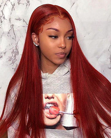 brown lace front wig human hair