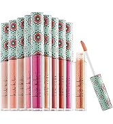 Nicole Miller 10 Pc Lip Gloss Collection, Shimmery Lip Glosses for Women and Girls, Long Lasting ...