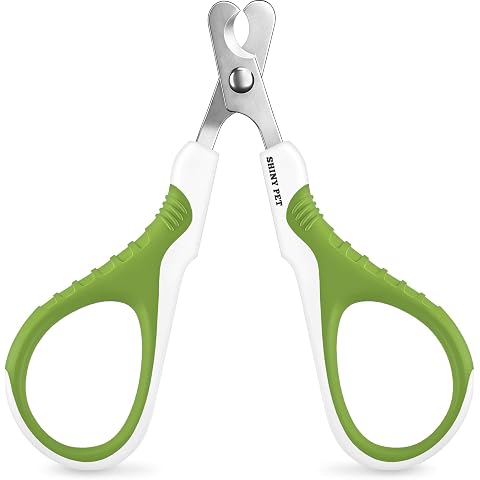Pet Nail Clippers for Indoor Cats & Small Animals - Precision Angled Blades & Steady Grip - Ideal for Kittens Tiny Dogs Rabbits Birds - Nail Trimmer & Claw Scissors for Home Grooming - eBook Guide